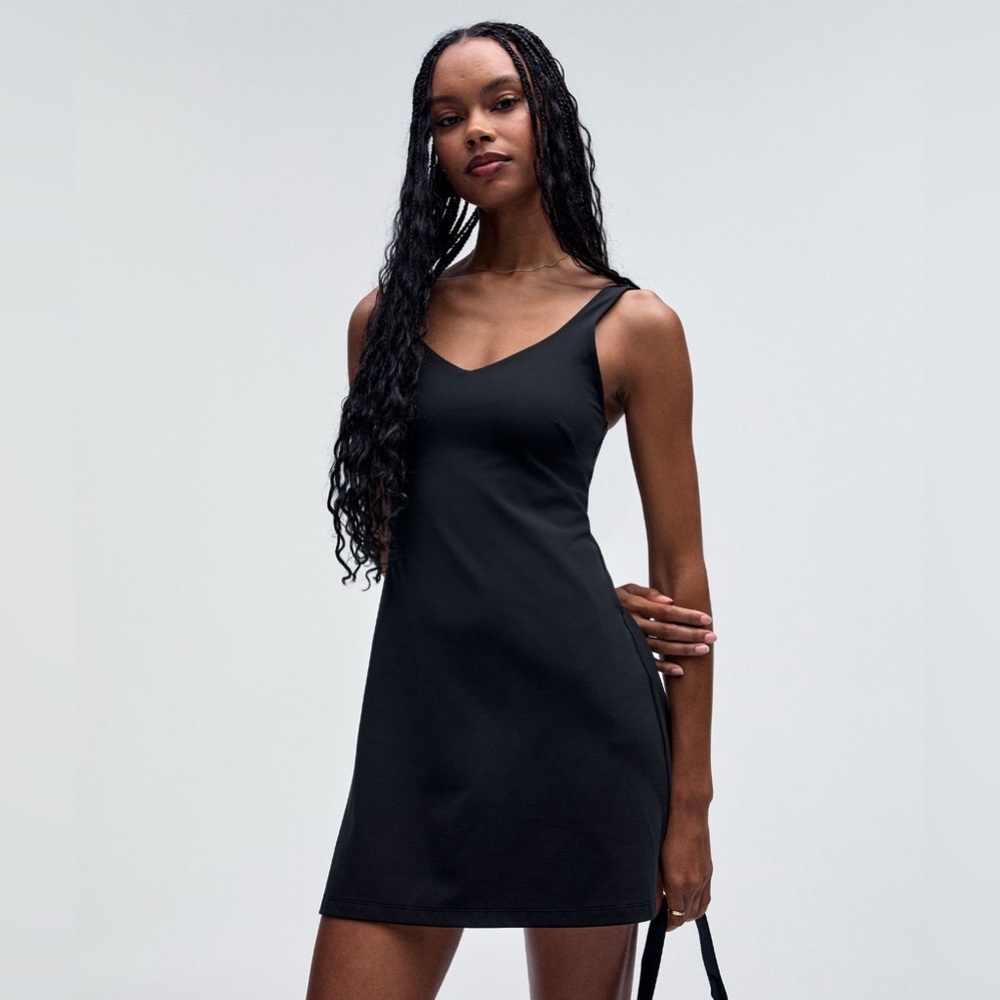 lululemon athletica Black Align Mini Dress size 6